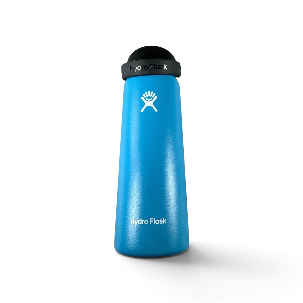 Hydro‎ Flask 20 oz Wide Mouth Water Bottle Pacific Blue Flex Cap FJ165032